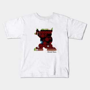 Metal Man Silhouette - Mega Man 2 Kids T-Shirt